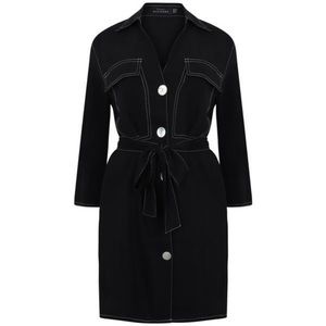 ZARA BASIC BUTTON DRESS